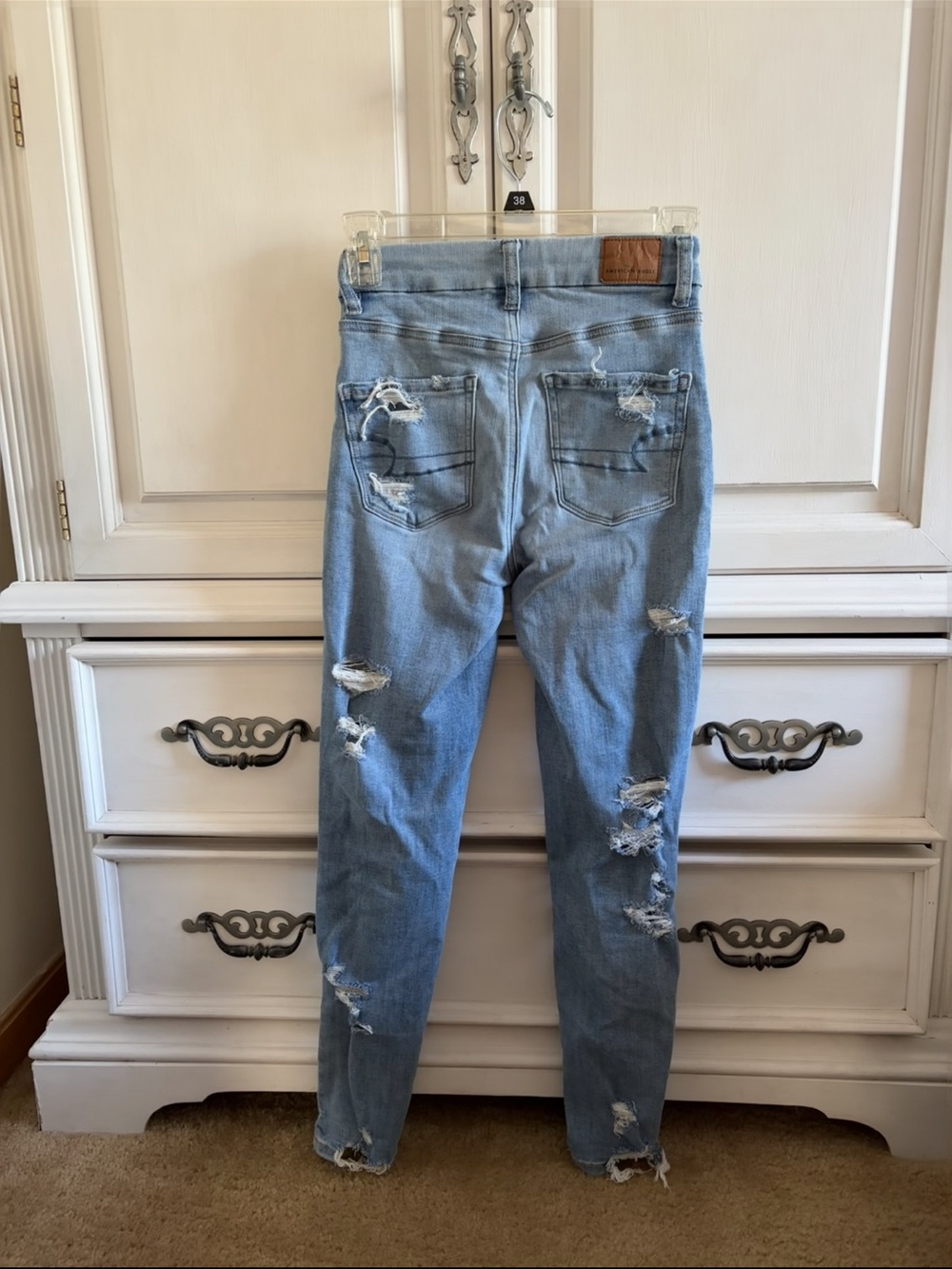 American Eagle Outfitters curvy high rise jegging cropped - Picture 2 of 4